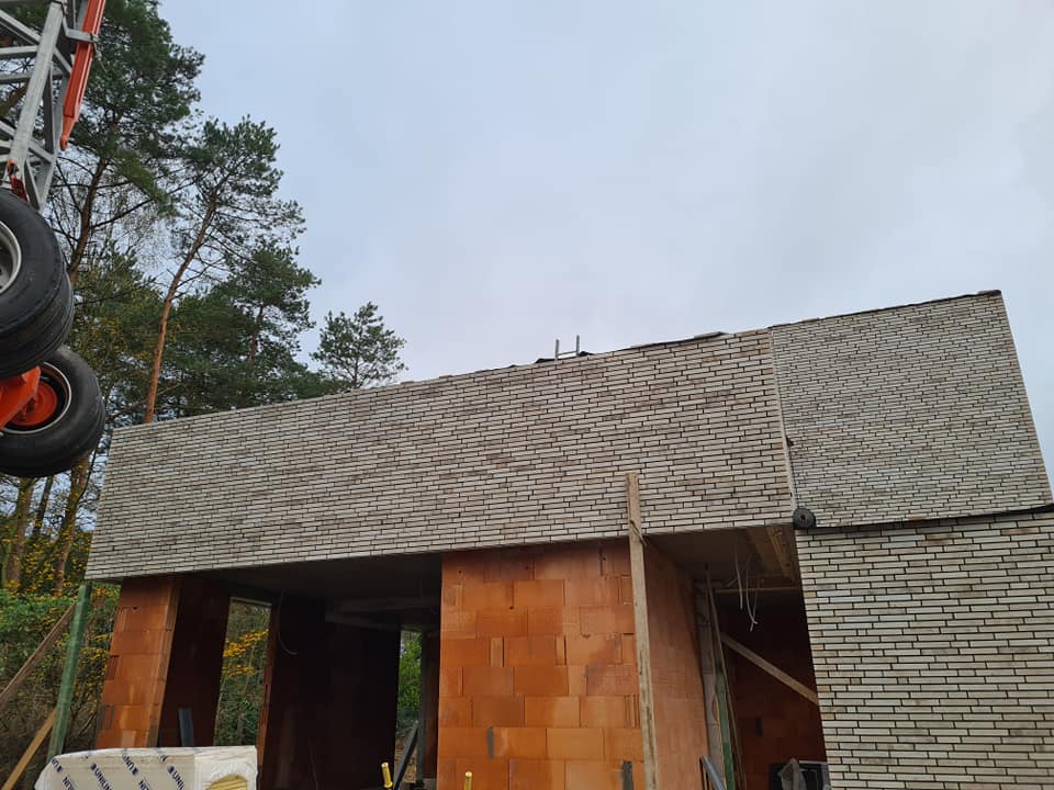 Afgewerkte zijgevel