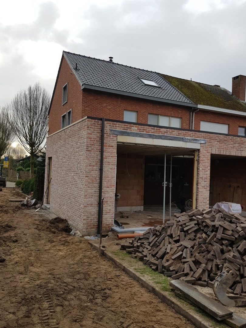 Metselen van garage