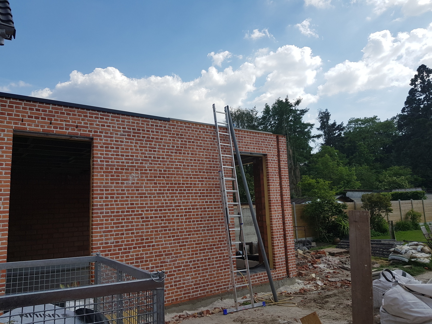 Beginnen aan het dak